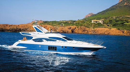 Azimut displayed 16 boats at this year’s Dubai International Boat Show.