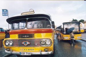 Dinosaur: MPs on both sides of the House yesterday spoke of the need for smaller buses to negotiate narrow roads.