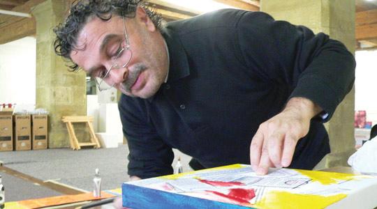 Giuseppe Schembri Bonaci during the workshop in Regensburg, Germany.