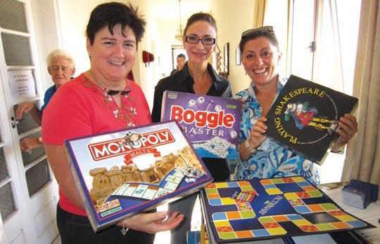 Bernadette Briffa, Marcette Busuttil and Audrey Bartoli from the Malta Hospice Movement.