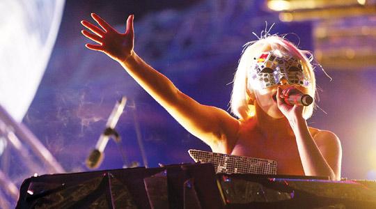 Lady Gaga and the Black Eyed Peas, seen in Malta in the summer, are among the nominees for the MTV awards.