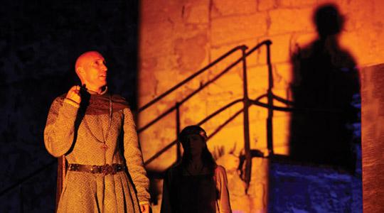 Paul Portelli in the title role of Macbeth. Photo: Darrin Zammit Lupi.
